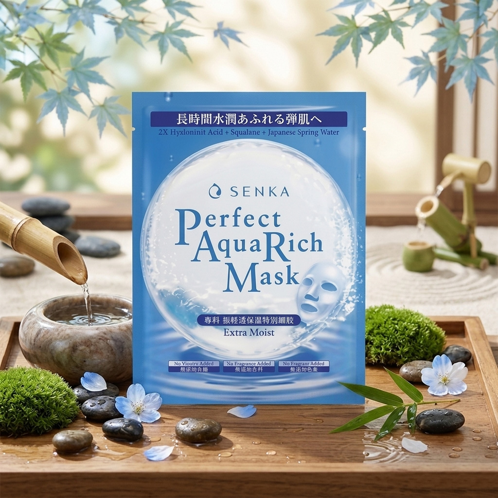 Mặt Nạ Senka Perfect Aqua Rich Mask Extra Moist 21g