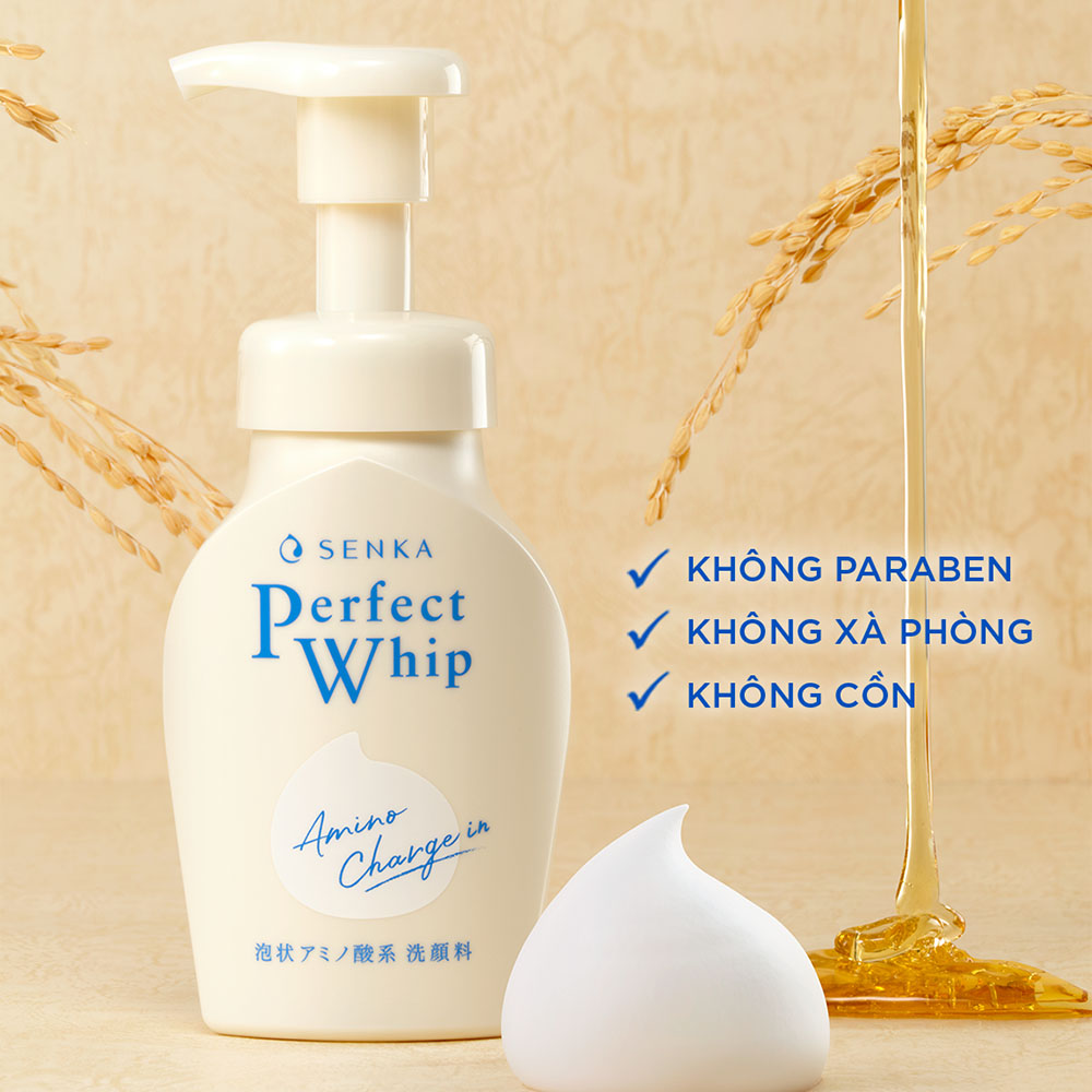 Senka Perfect Whip Amino Charge In Facial Wash Foam 150ml