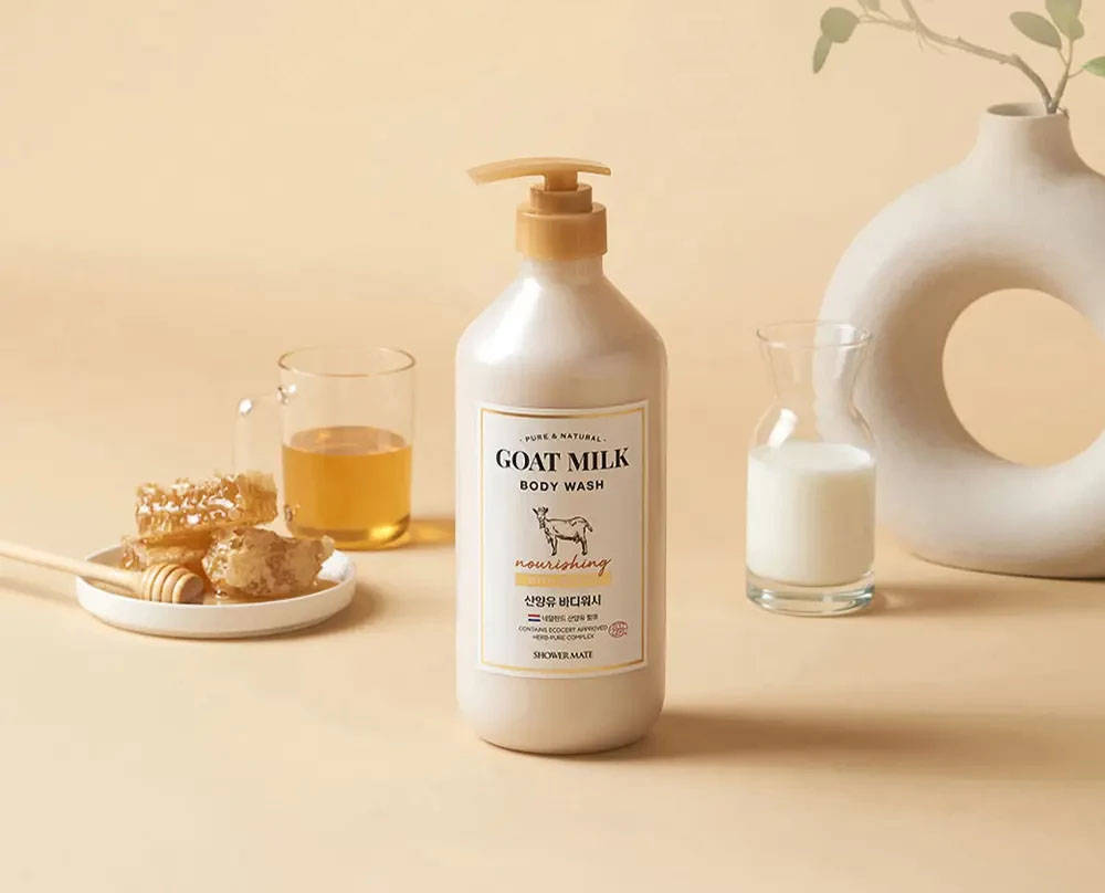Sữa Tắm Sữa Dê Mật Ong Shower Mate Goat Milk Nourishing Manuka Honey Body Wash 800ml