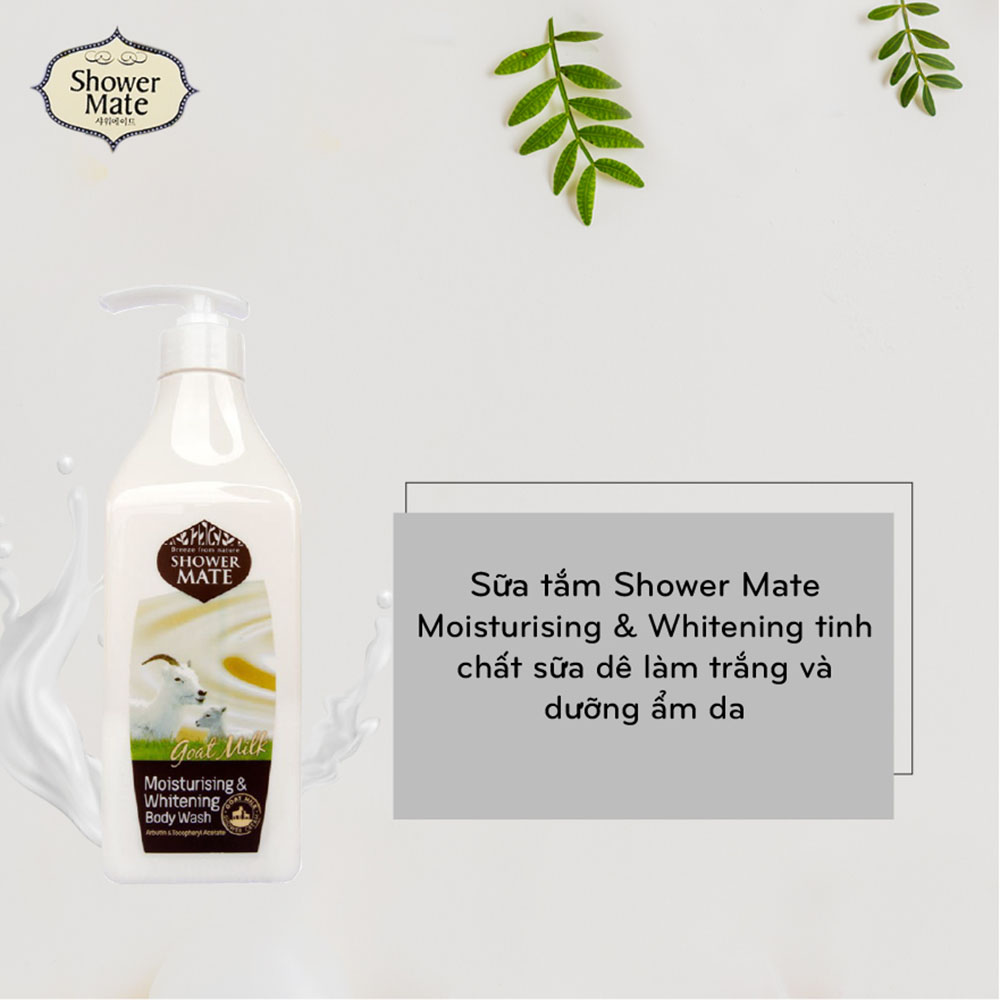 Showermate Goal Milk Moisturizing & Whitening Body Wash