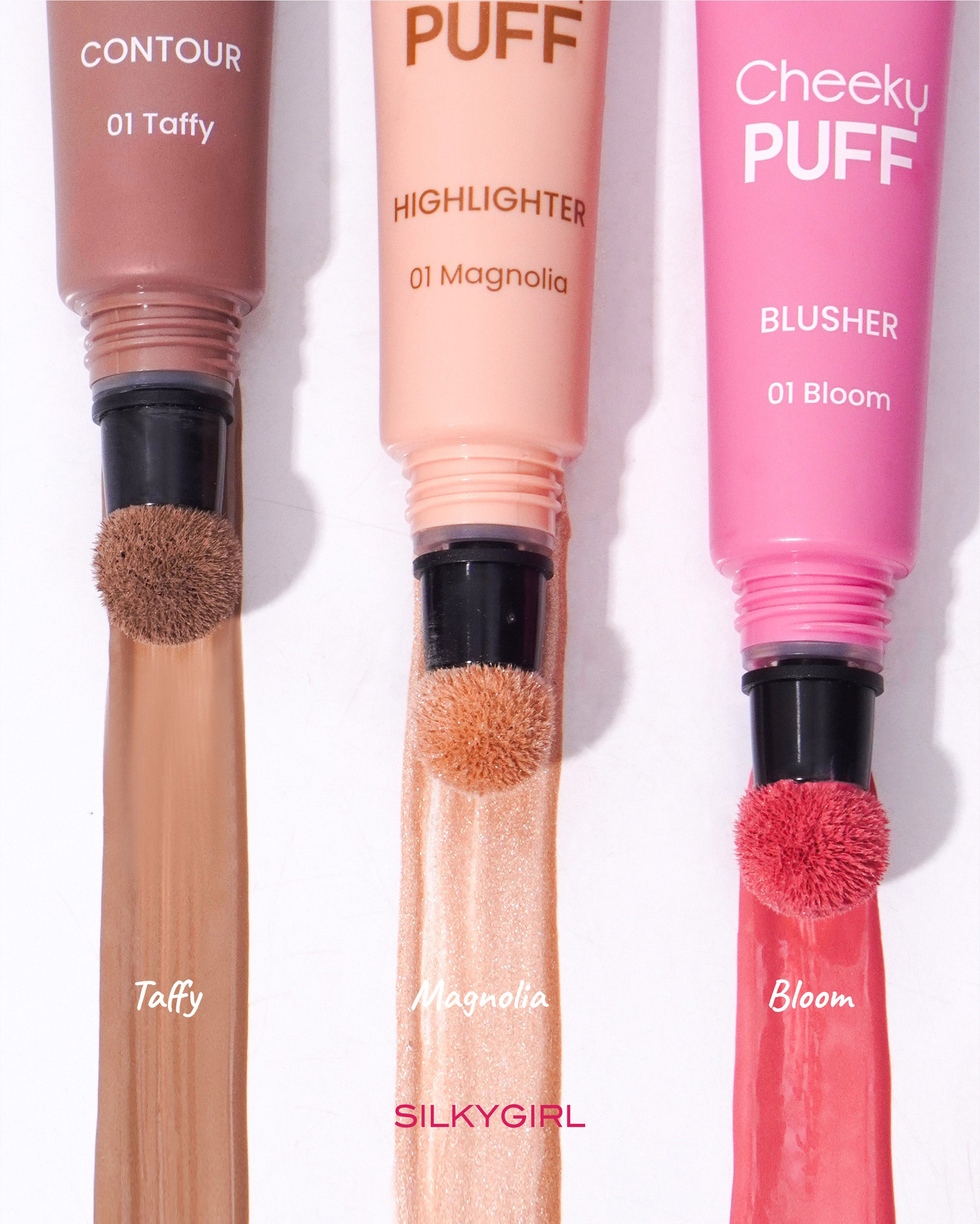 Má Hồng Kem Silkygirl Cheeky Puff Blusher 6ml - 1