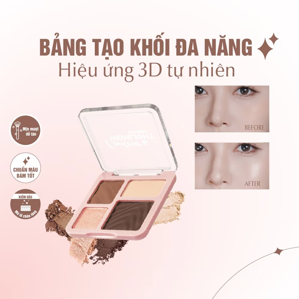 Silkygirl-Contour&Highlight-Palette-83g-01-Autumn Silkygirl-Contour&Highlight-Palette-83g-01-Autumn