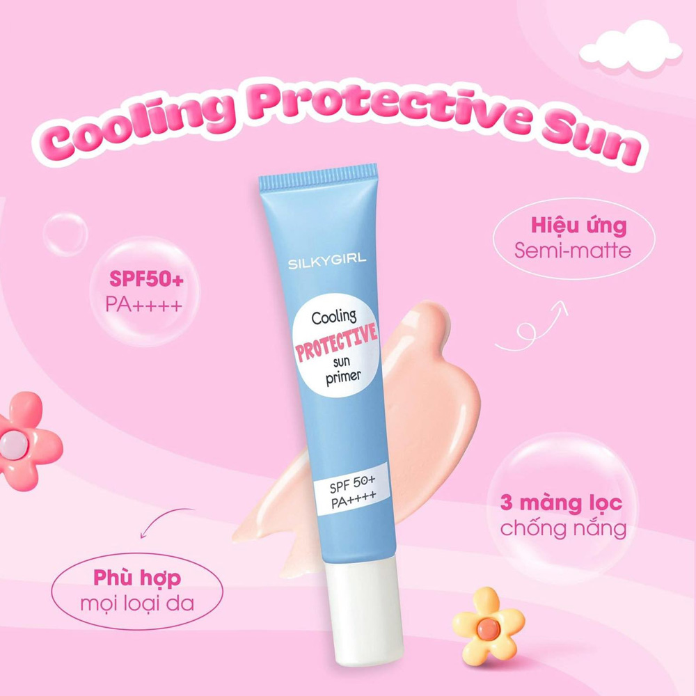 Kem Lót Chống Nắng Silkygirl Cooling Protective Sun Primer 15ml - 1