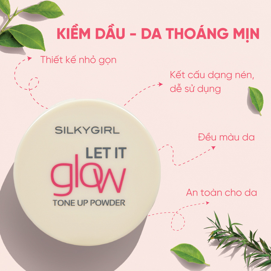 Phấn Phủ Nâng Tông Silkygirl Let It Glow Tone Up Powder 7g - 2