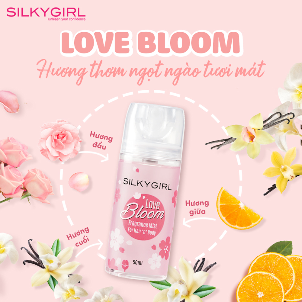 Silkygirl Love Bloom Fragrance Mist