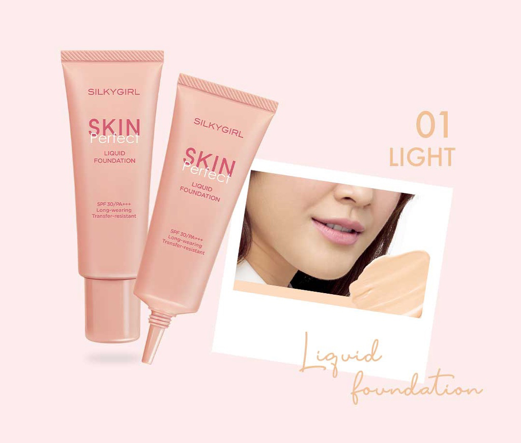 Kem Nền Dạng Lỏng Silkygirl Skin Perfect Liquid Foundation