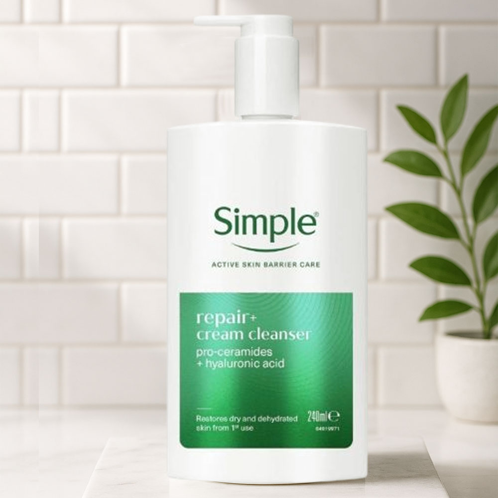Sữa Rửa Mặt Simple Repair+ Cream Cleanser 240ml phù hợp sử dụng cho mọi loại da Sữa Rửa Mặt Simple Repair+ Cream Cleanser 240ml - 2