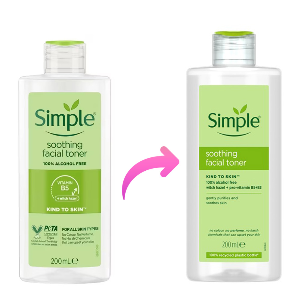 Simple Soothing Facial Toner For Sensitive Skin 200ml