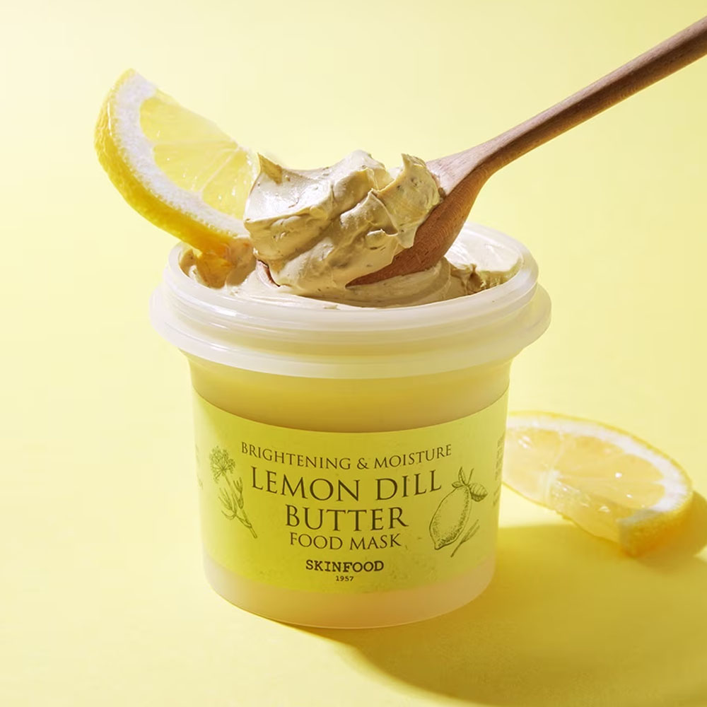 Kết cấu mặt nạ Chanh Thì Là Skinfood Lemon Dill Butter Food Mask