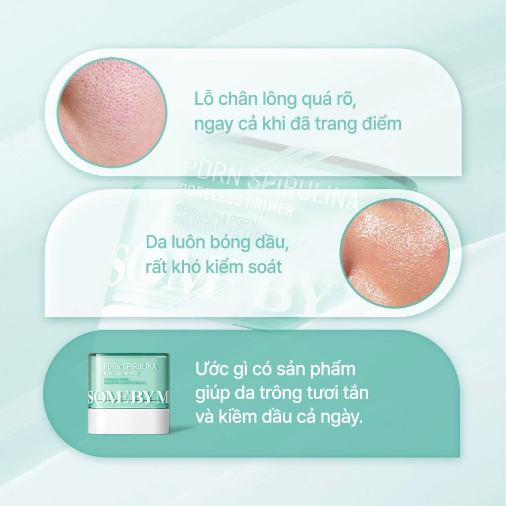 Kem Lót Dạng Thỏi Some By Mi PDRN Spirulina Poreless Primer 10g