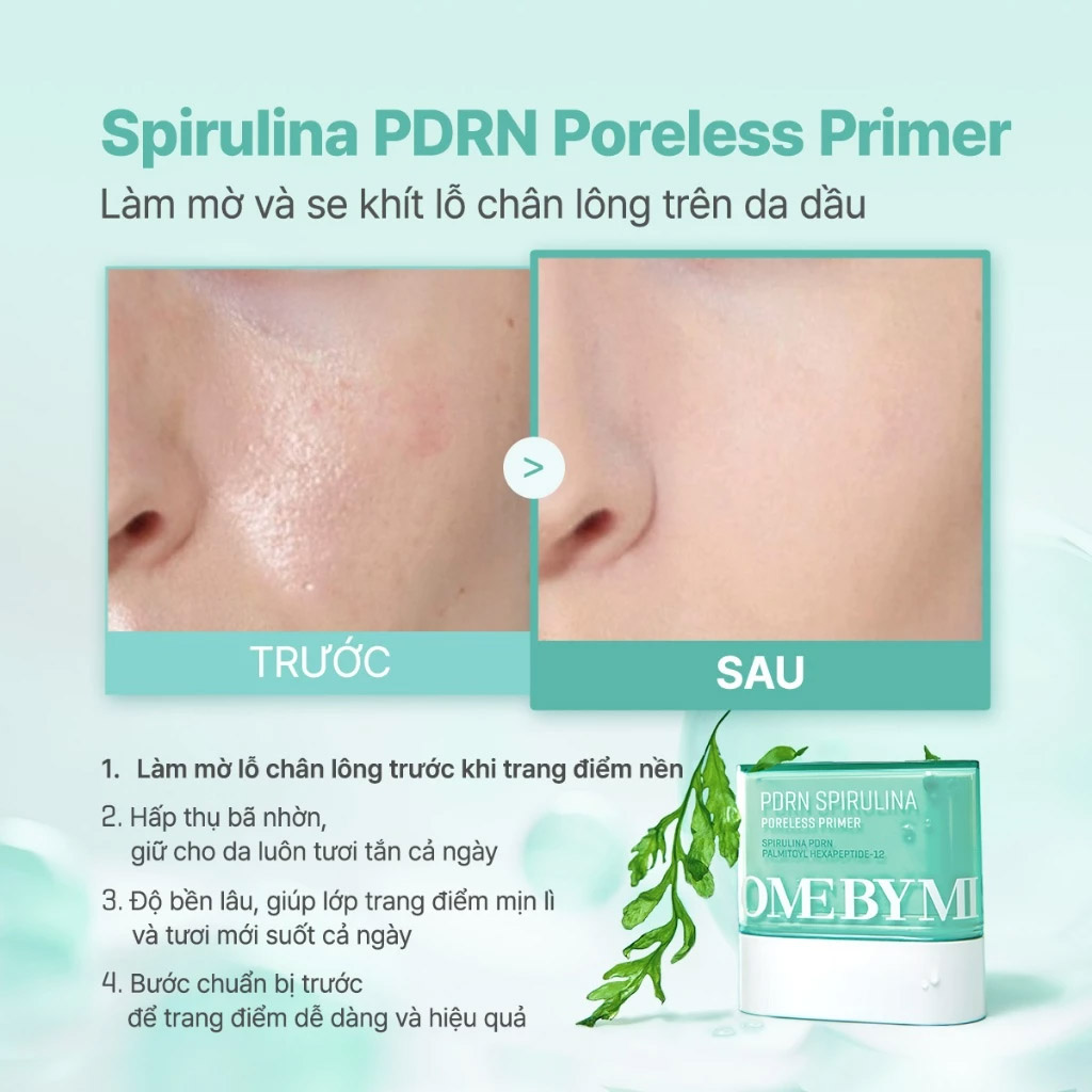 Kem Lót Dạng Thỏi Some By Mi PDRN Spirulina Poreless Primer 10g