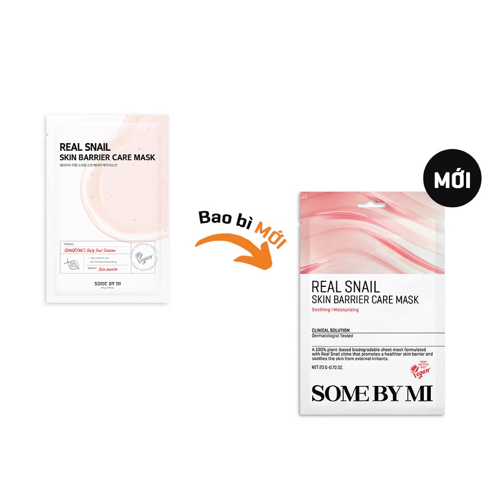 Some By Mi Real Snail Skin Barrier Care Mask