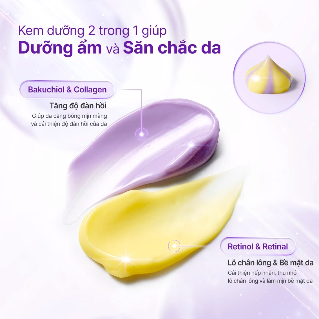 Kem Dưỡng Trẻ Hoá Da Some By Mi Retinol Bakuchiol Dual Cream 50ml