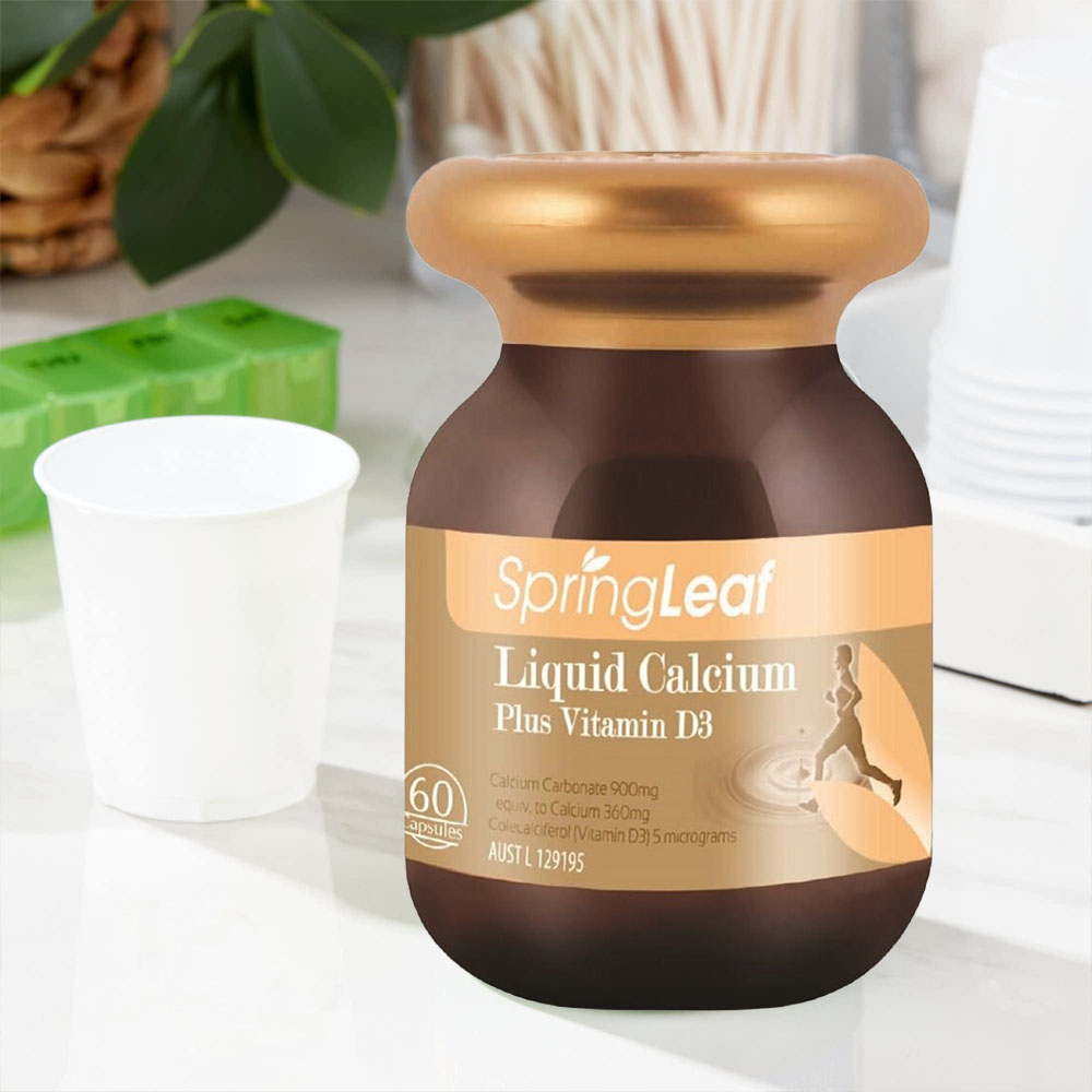 Spring Leaf Tăng Cường Canxi Liquid Calcium Plus Vitamin D3 - 2