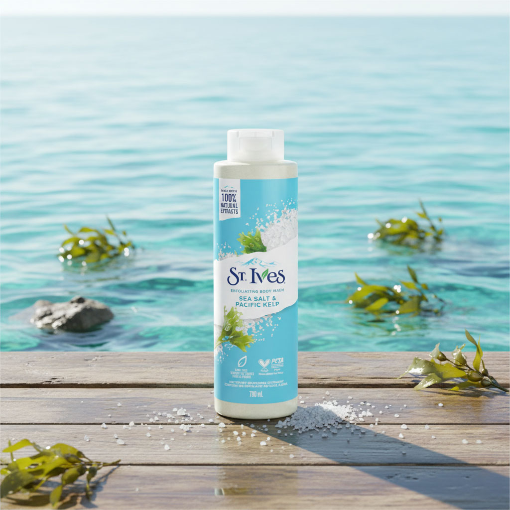 ST. Ives Exfoliating Sea Salt & Pacific Kelp 700ml exfoliating body wash