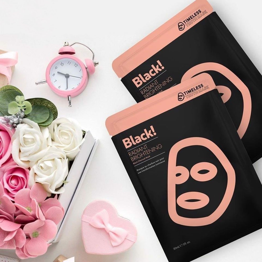 Timeless Truth Mask Radiant Brightening Black Charcoal Mask 30ml