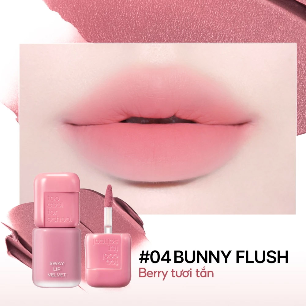 Too Cool For School Sway Lip Velvet 3.3g .#4
