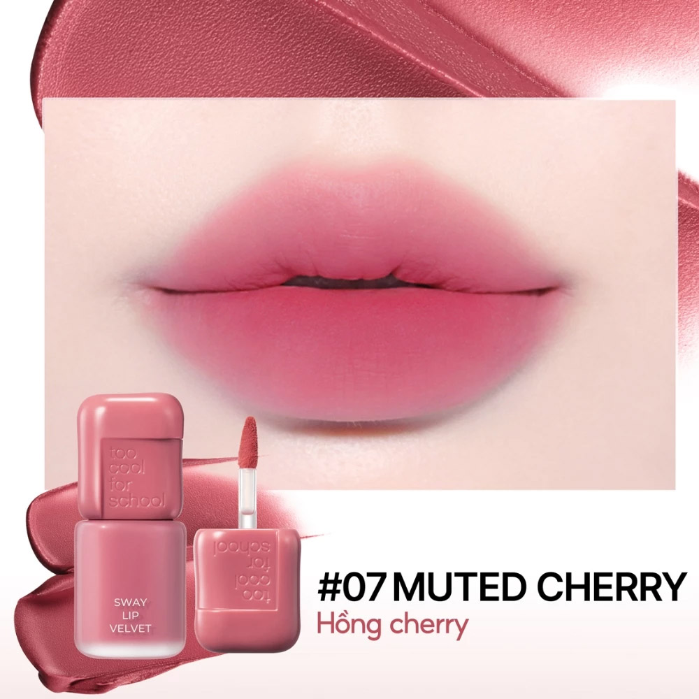 Too Cool For School Sway Lip Velvet 3.3g .#7