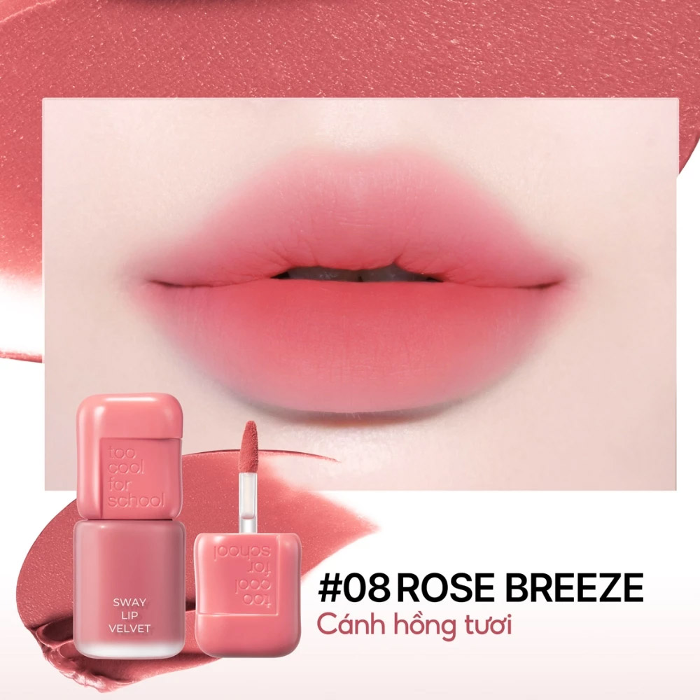 Too Cool For School Sway Lip Velvet 3.3g .#8