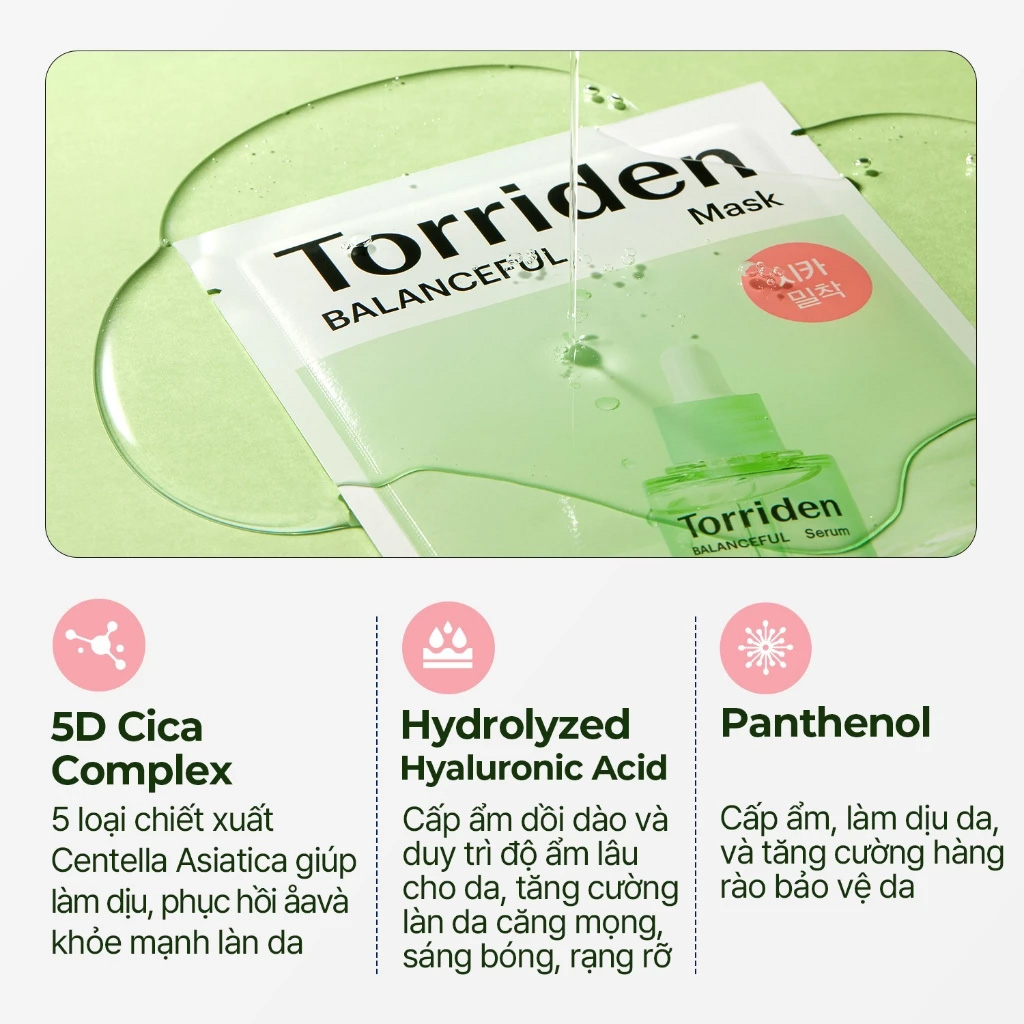 Torriden Balanceful Cica Mask 25ml - 1
