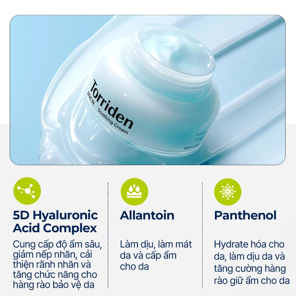 Kem Dưỡng Ẩm Torriden Dive In Soothing Cream 100ml - 1