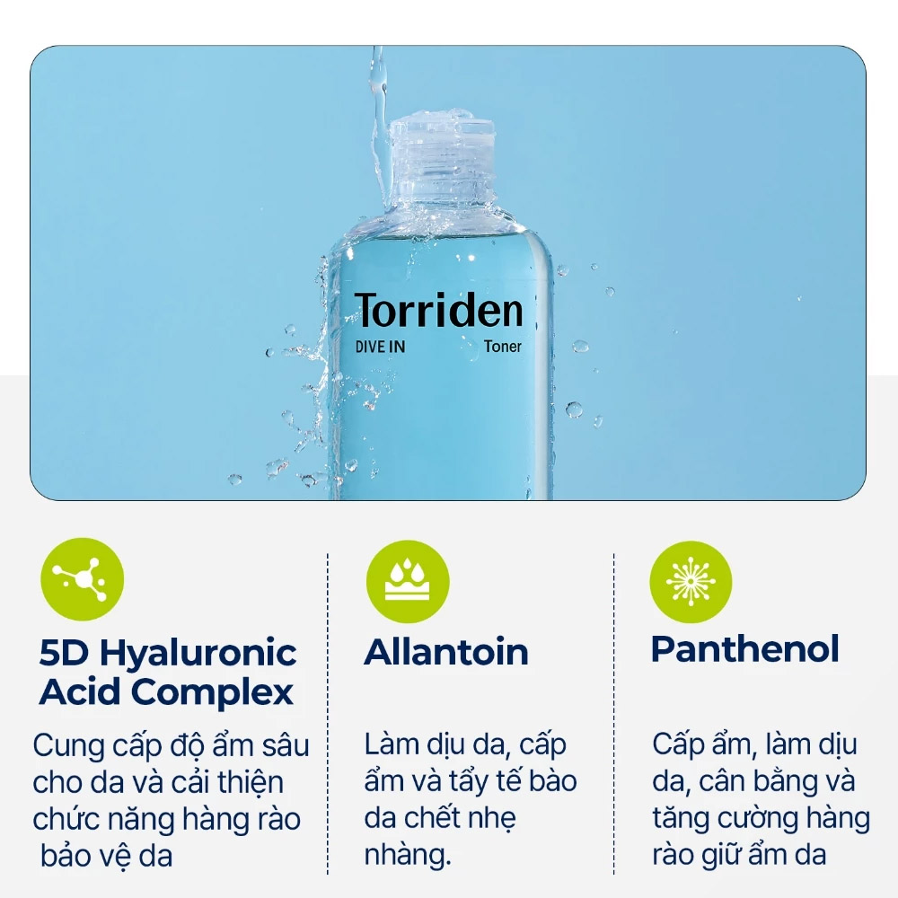 Nước Hoa Hồng Torriden Dive In Toner 300ml - 1