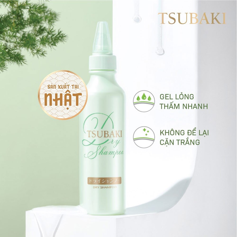 Tsubaki Dry Shampoo Gel 180ml - 1