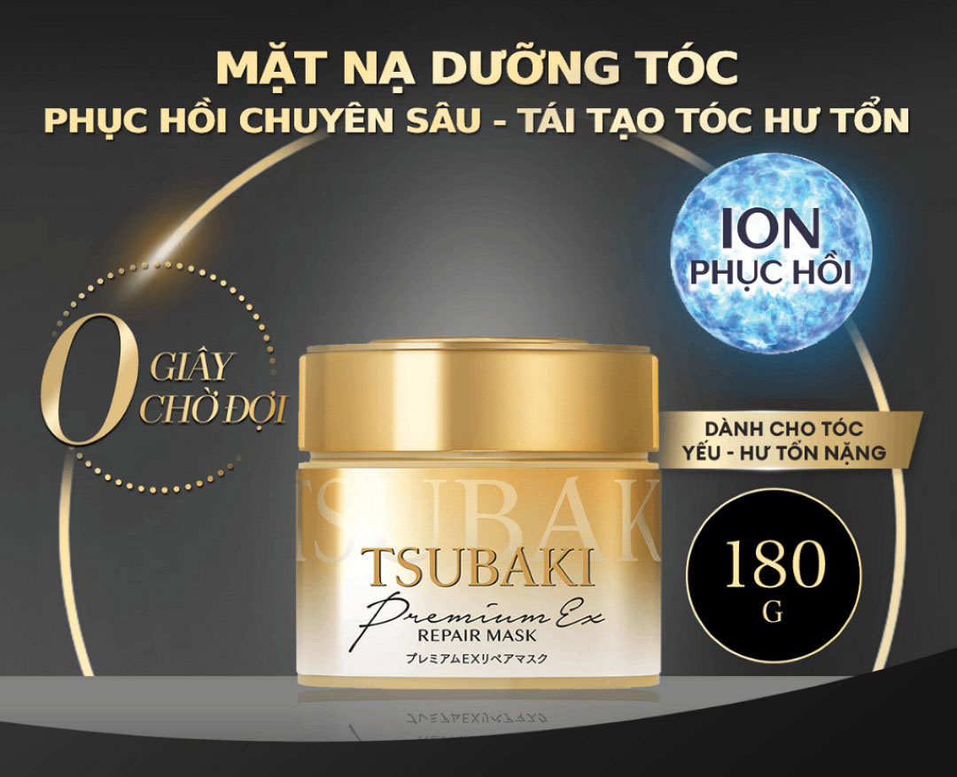 Buy TSUBAKI, Tsubaki Premium Repair Hair Mask 180g with Special ...