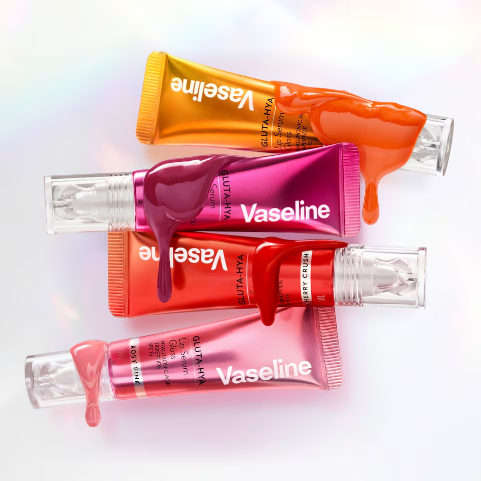 Son Dưỡng Vaseline Gluta-Hya Lip Serum Gloss 10ml .#Juicy Peach - Hình ảnh chính thức