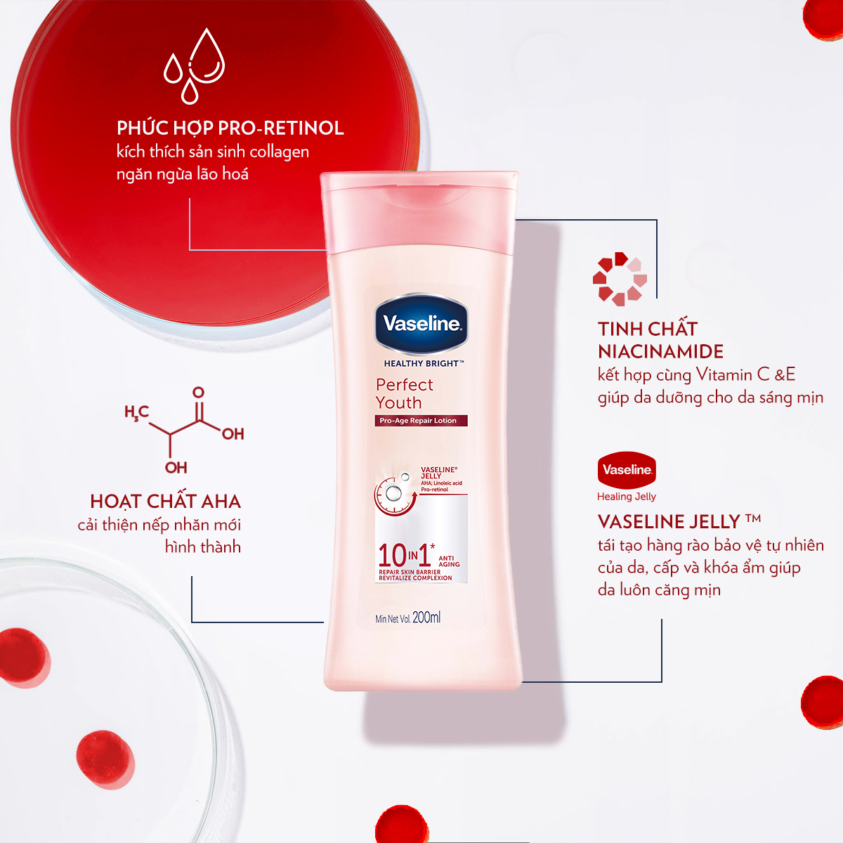 Vaseline Perfect Youth Anti Aging Body Lotion