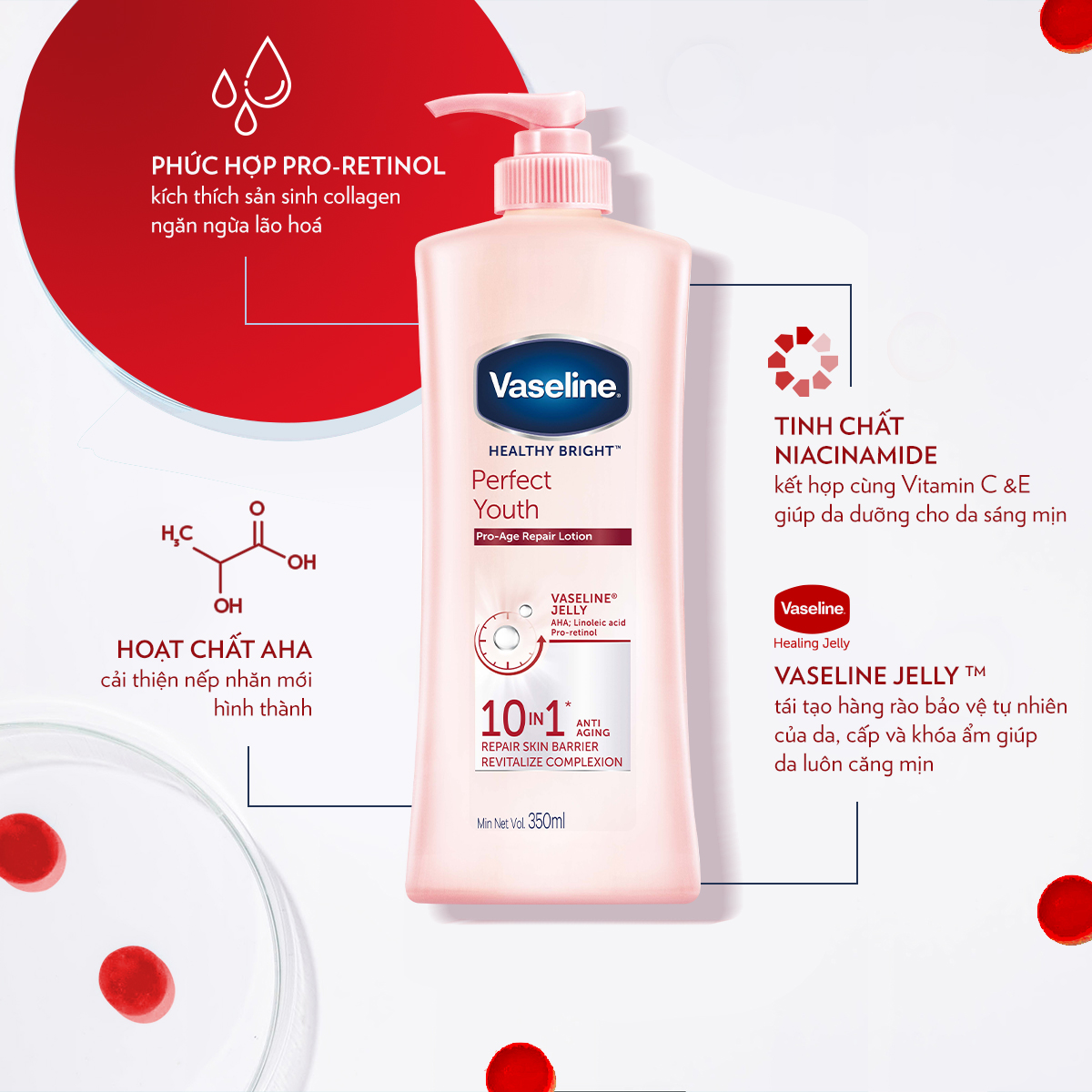 Vaseline Perfect Youth Anti Aging Body Lotion