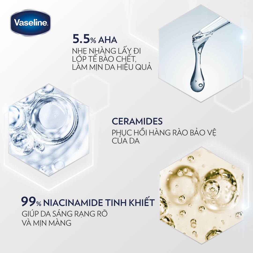 Vaseline Pro Derma Smoothing With AHA Body Lotion