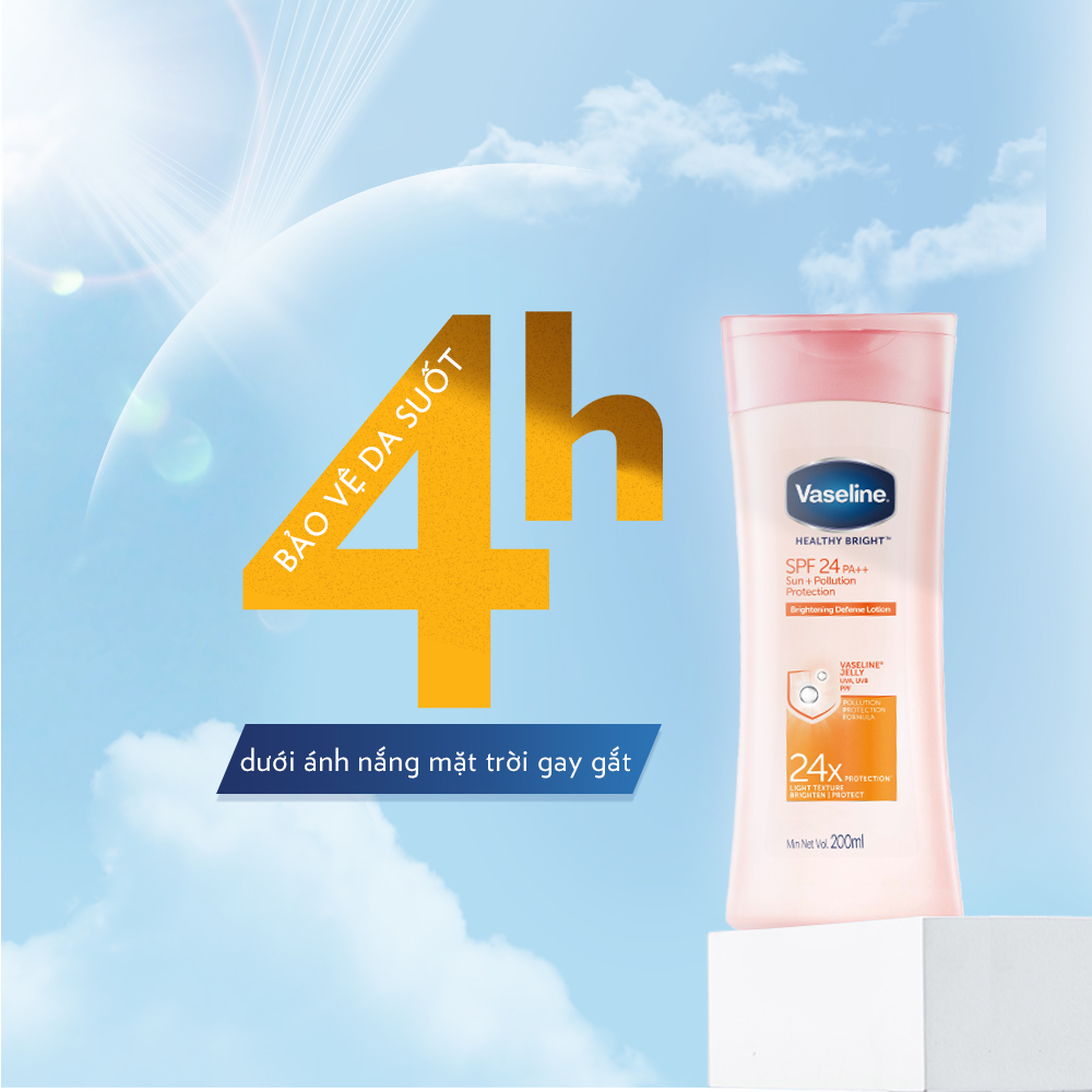 Vaseline Sun+ Pollution Protection Body Lotion SPF24 PA