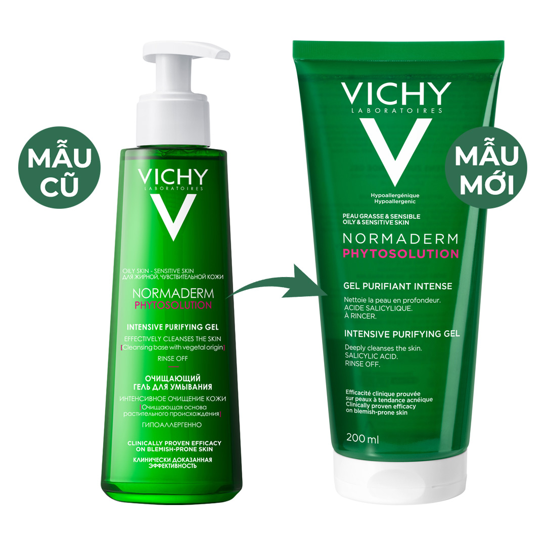 Vichy Normaderm Phytosolution Purifying Pribiotic Gel