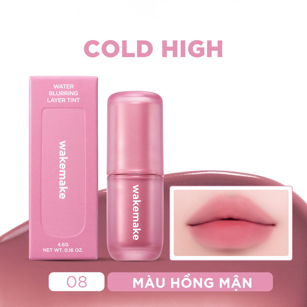 Son Kem Wakemake Water Blurring Layer Tint 4.6g .#08 Cold High - Hình ảnh chính thức