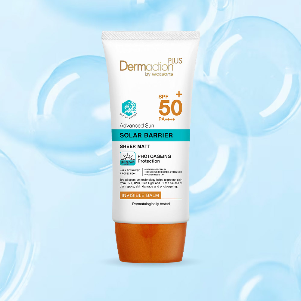 Dermaction Plus By Watsons Advanced Sun Solar Barrier Invisible Balm SPF50+ PA++++ 40ml