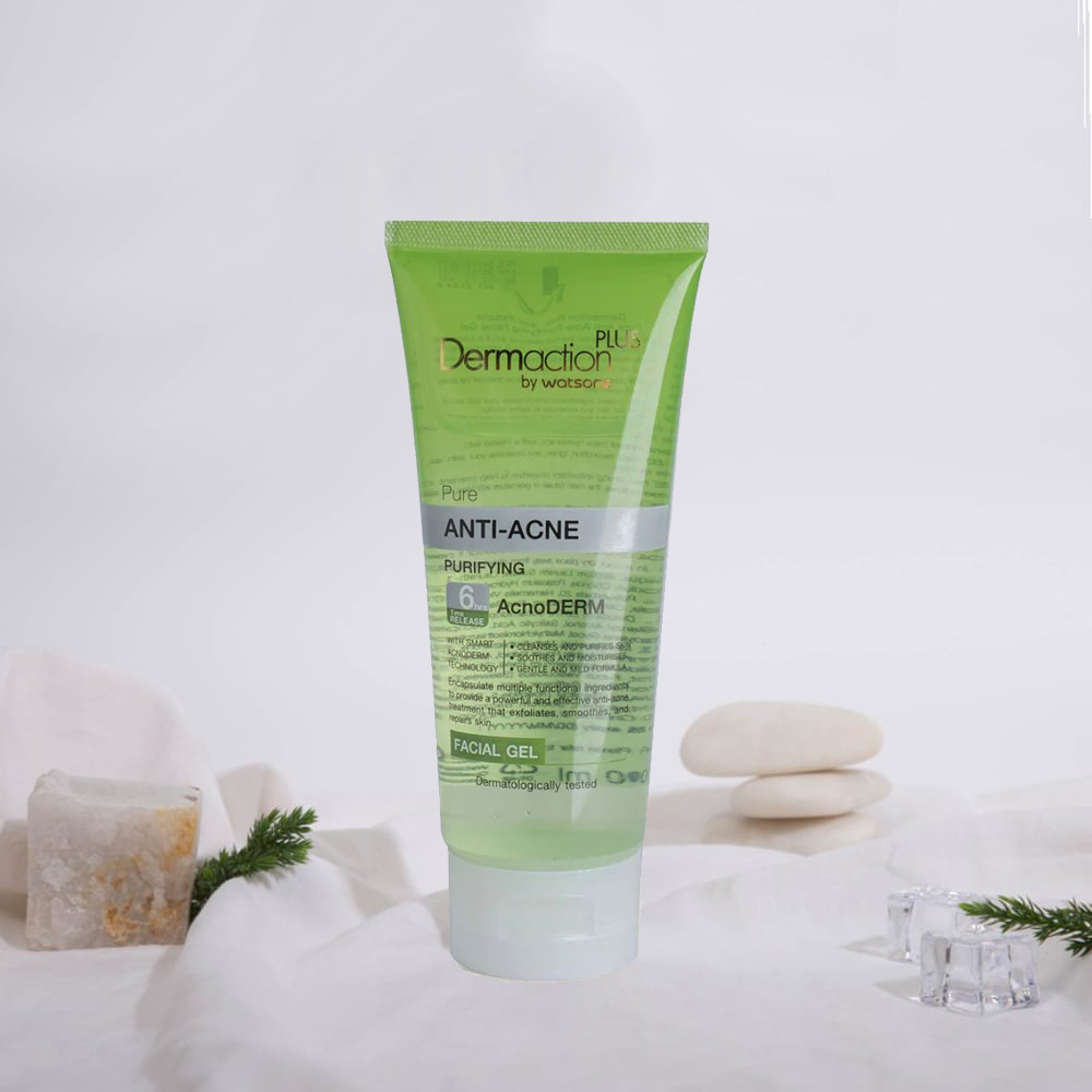 Dermaction Plus By Watsons Pure Anti-Acne Purifying Acnoderm Facial 