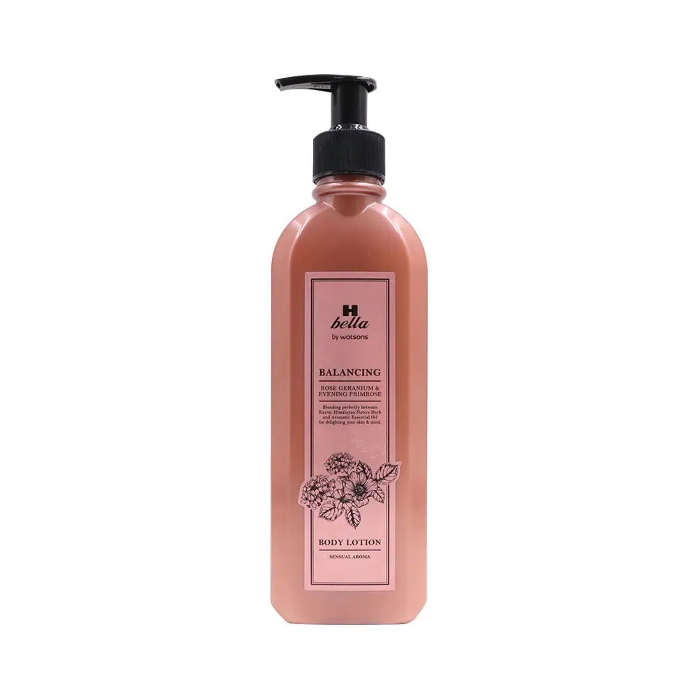 H Bella By Watsons Balancing Rose Geranium & Evening Primrose Body Lotion