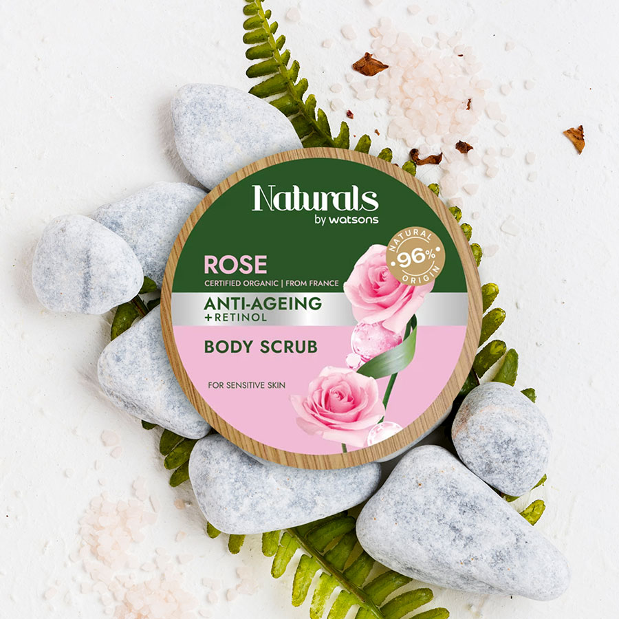 Naturals By Watsons Anti-ageing Rose Body Scrub - 1