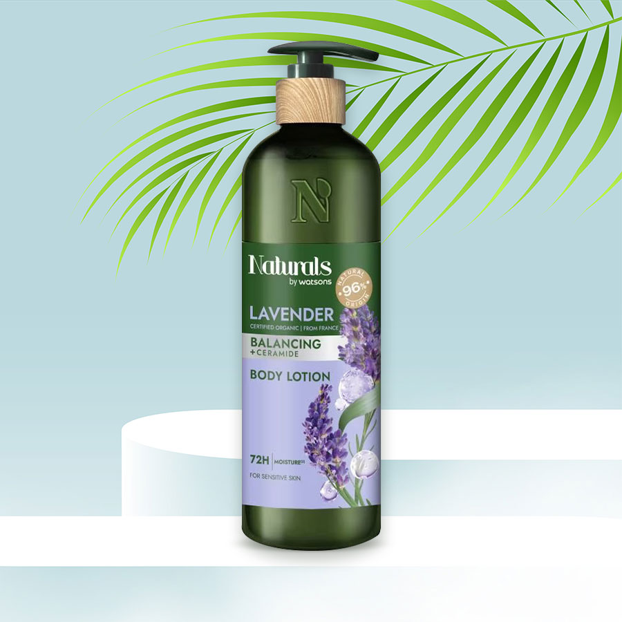 Sữa Dưỡng Thể Naturals By Watsons Balancing Cân Bằng Độ Ẩm Chiết Xuất Lavender 490ml - 1