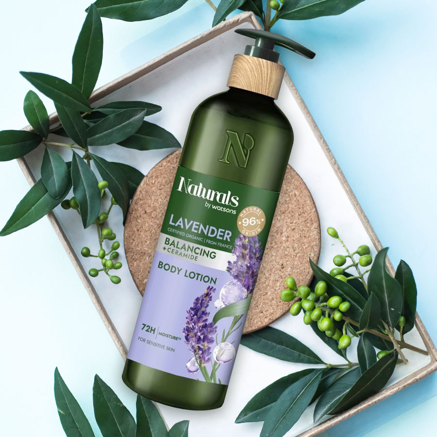 Sữa Dưỡng Thể Naturals By Watsons Balancing Cân Bằng Độ Ẩm Chiết Xuất Lavender 490ml - 2