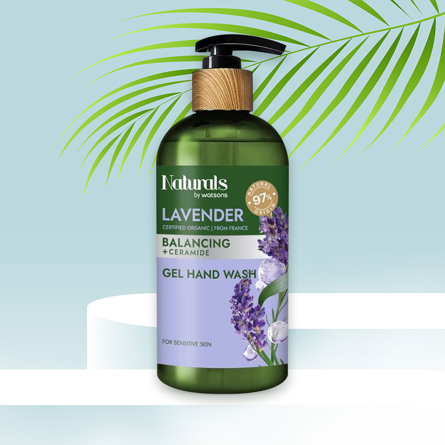 Naturals By Watsons Balancing Lavender Gel Hand Wash 400ml 1
