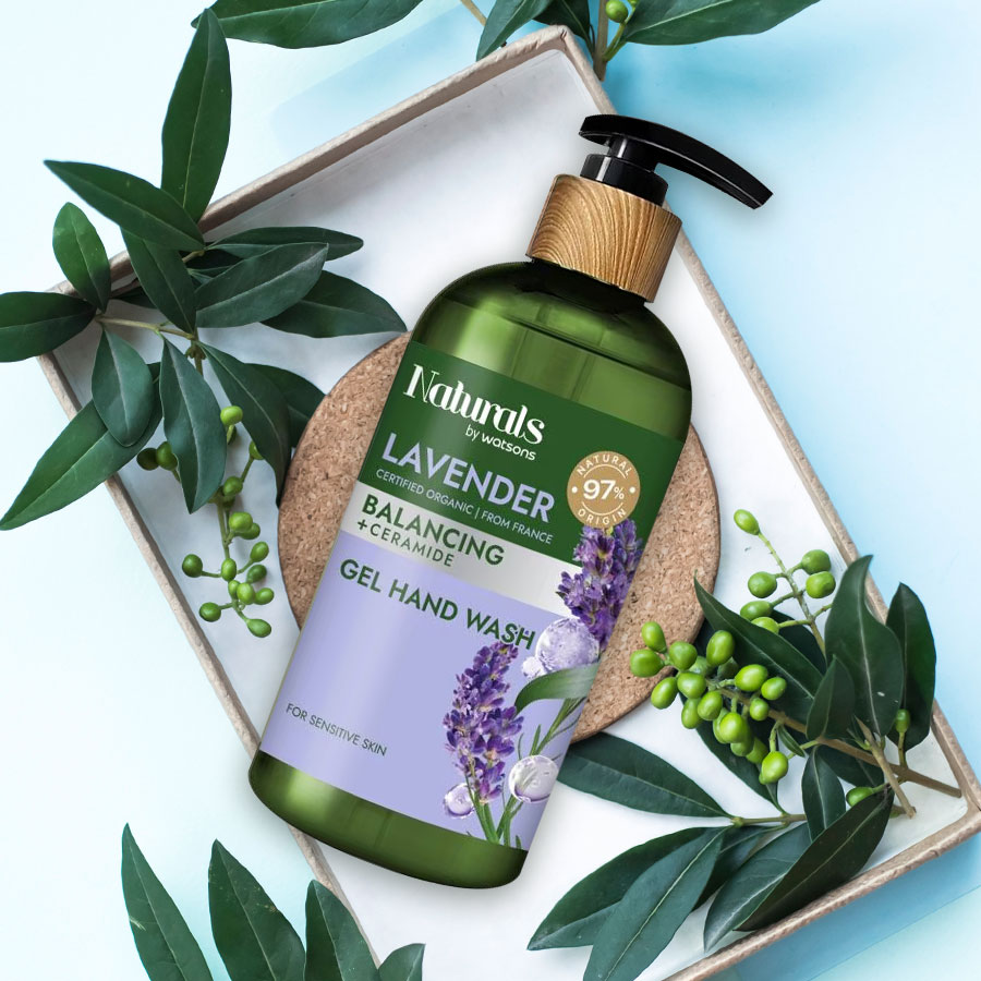 Naturals By Watsons Balancing Lavender Gel Hand Wash 400ml 2