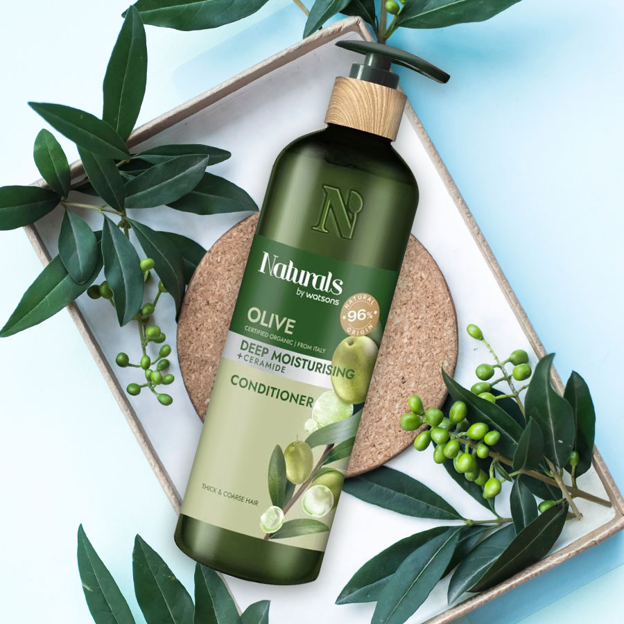 Naturals By Watsons Deep Moisturising Olive Conditioner 490ml - 2