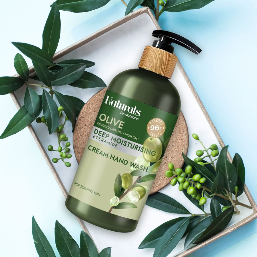 Naturals By Watsons Deep Moisturising Olive Cream Hand Wash 2