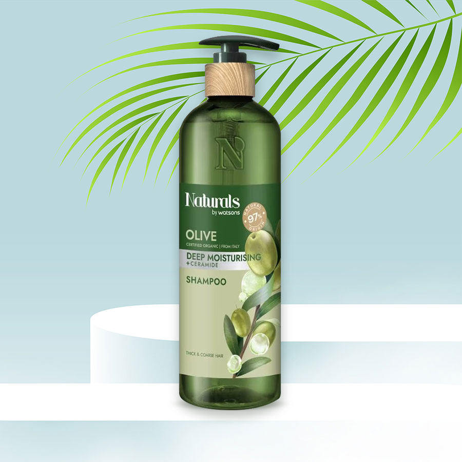 Naturals By Watsons Deep Moisturising Olive Shampoo 490ml 1
