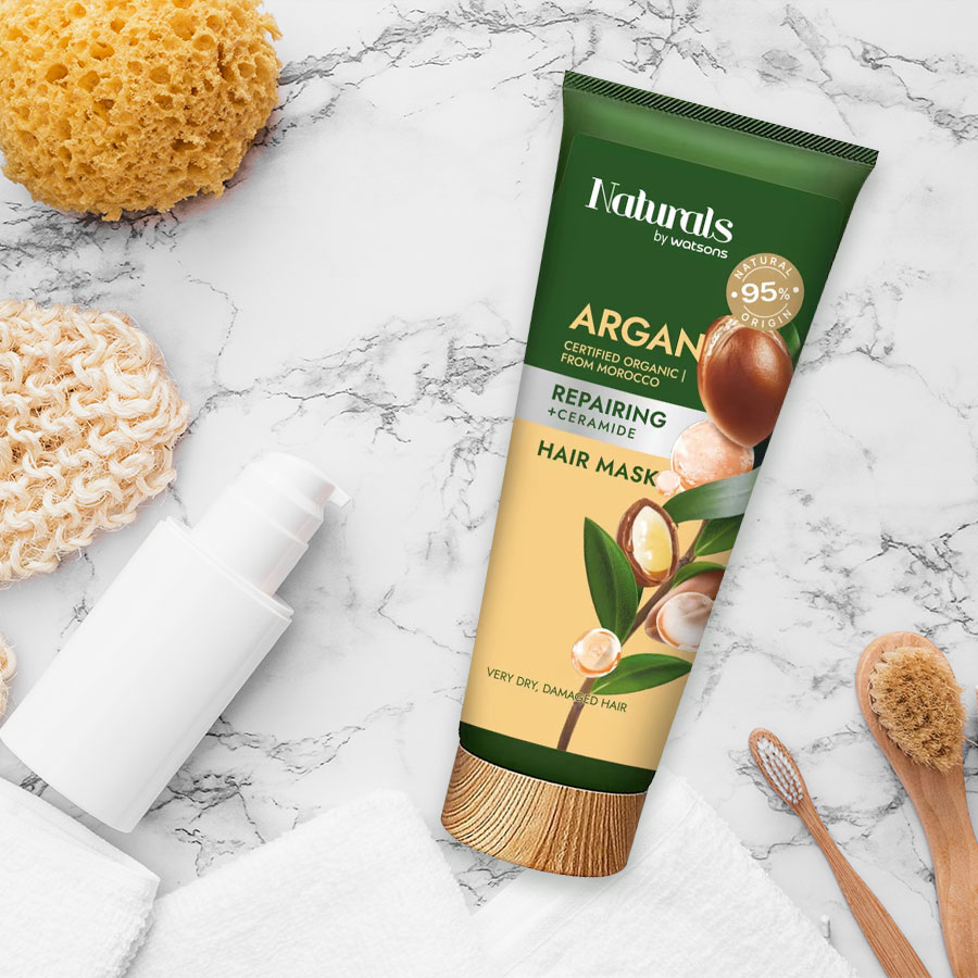 Naturals By Watsons Repairing Argan Hair Mask 200ml - 2