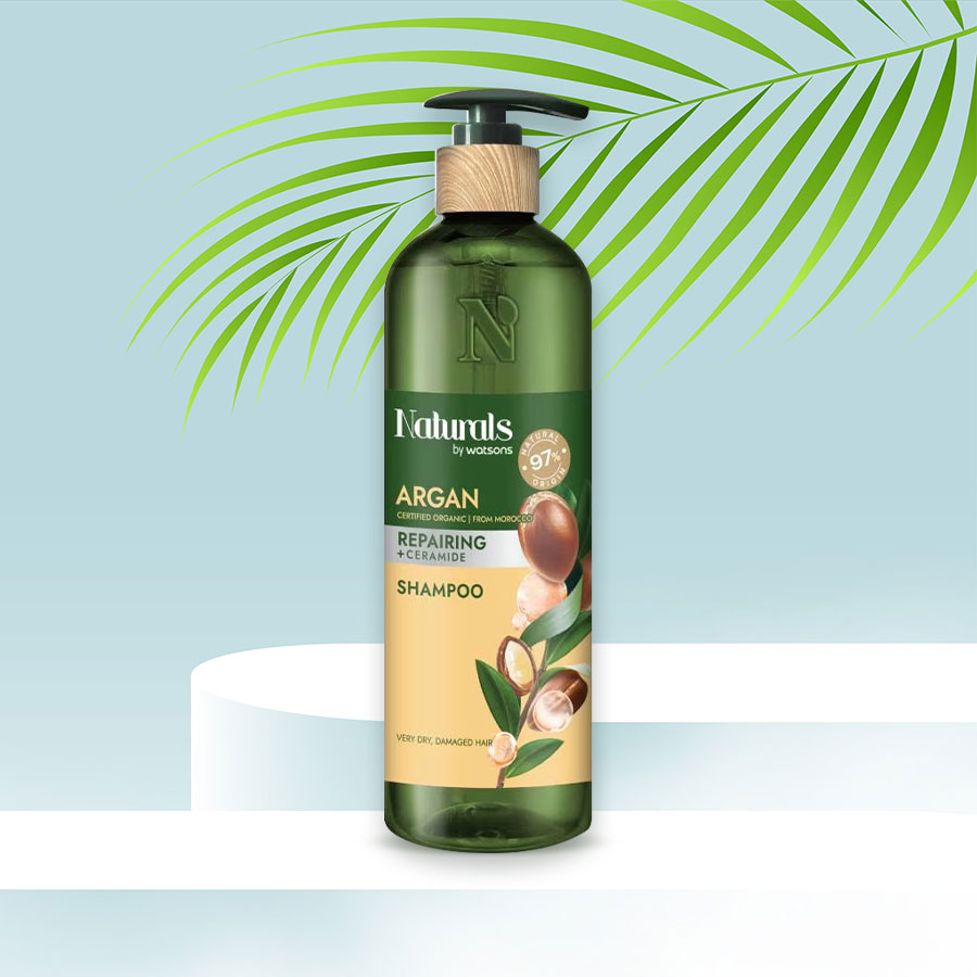 Naturals By Watsons Repairing Argan Shampoo 1