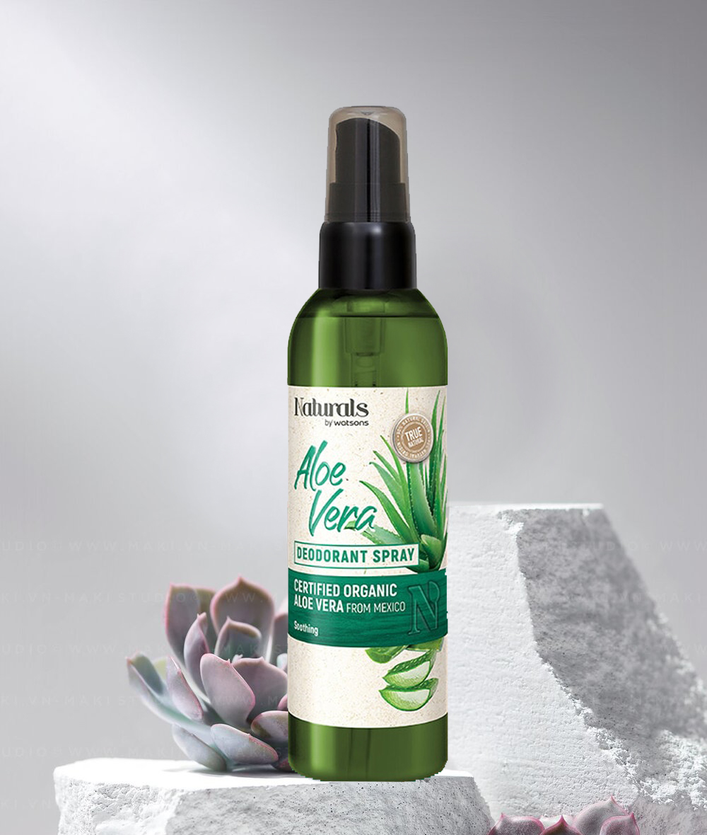 Naturals By Watsons True Natural Aloe Vera Deodorant Spray 120ml