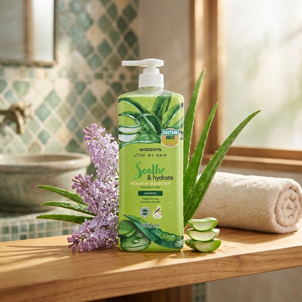 Dầu Gội Watsons Soothe & Hydrate Aloe Vera & Lilac Shampoo 1000ml - Công dụng Dầu Gội Watsons Soothe & Hydrate Aloe Vera & Lilac Shampoo 1000ml